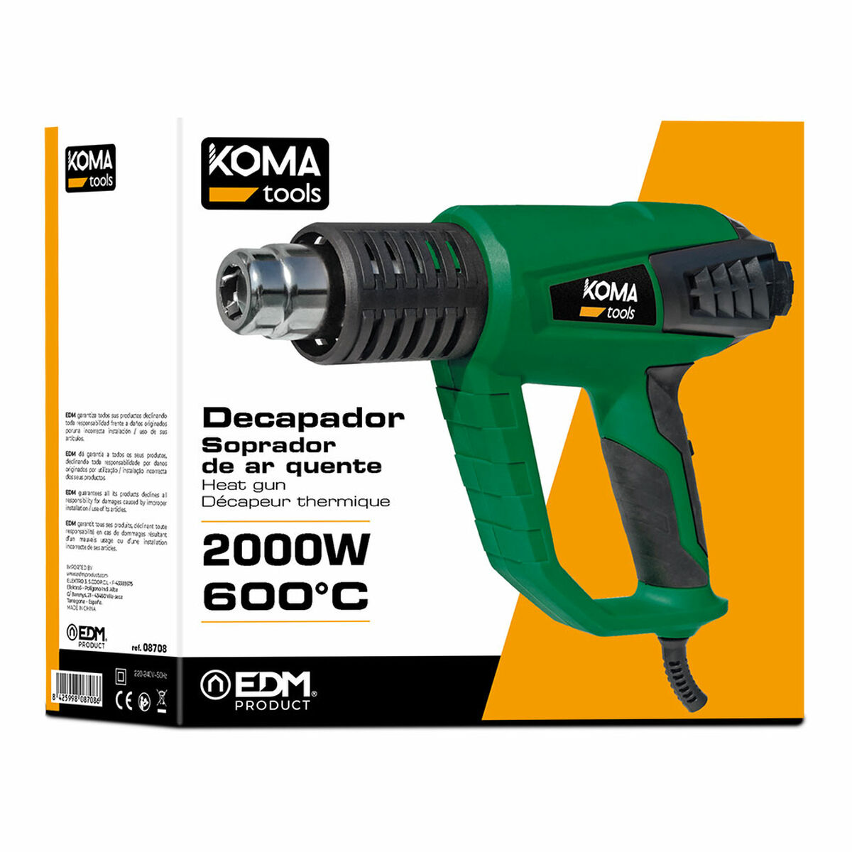 Kuumailmapistooli Koma Tools 2000 W